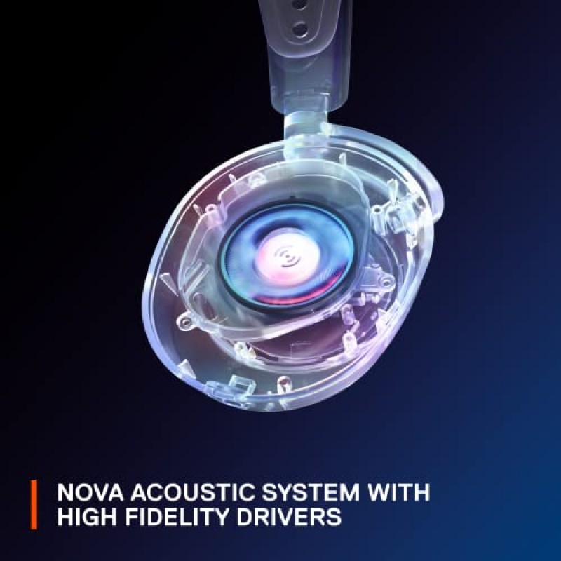 SteelSeries 새로운 Arctis Nova 7X 다중 플랫폼 게임 및 모바일 헤드셋 — Nova Acoustic 시스템 — 동시 무선 2.4GHz + Bluetooth — 38시간 배터리 — USB-C — Xbox, PC, PS, 스위치, 모바일