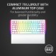 Razer BlackWidow V4 75% 기계식 게임용 키보드: 핫스왑 가능 디자인 - 컴팩트하고 내구성이 뛰어남 - 주황색 촉각 스위치 - Chroma RGB - MF 롤러 및 미디어 키 - 편안한 손목 받침대 - 흰색