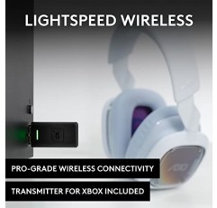 Logitech G Astro A30 LIGHTSPEED 무선 게이밍 헤드셋 - Bluetooth, Dolby Atmos/3D 오디오 호환, 분리형 붐, 27시간 배터리, Xbox, Nintendo Switch, PC, Android용