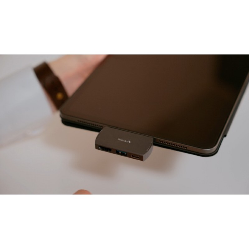 ProtoArc USB C 무선 Bluetooth 마우스, 다중 장치 허브 Type C 허브가 있는 마우스 ipad, PC, 태블릿, MacBook, Surface Pro-Silver용 휴대용 무소음 충전식 컴퓨터 노트북 마우스