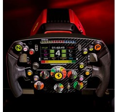 Thrustmaster T818 Ferrari SF1000 시뮬레이터, 다이렉트 드라이브, Sim Racing Force Feedback PC용 레이싱 휠, Ferrari에서 공식 라이센스 획득(PC)