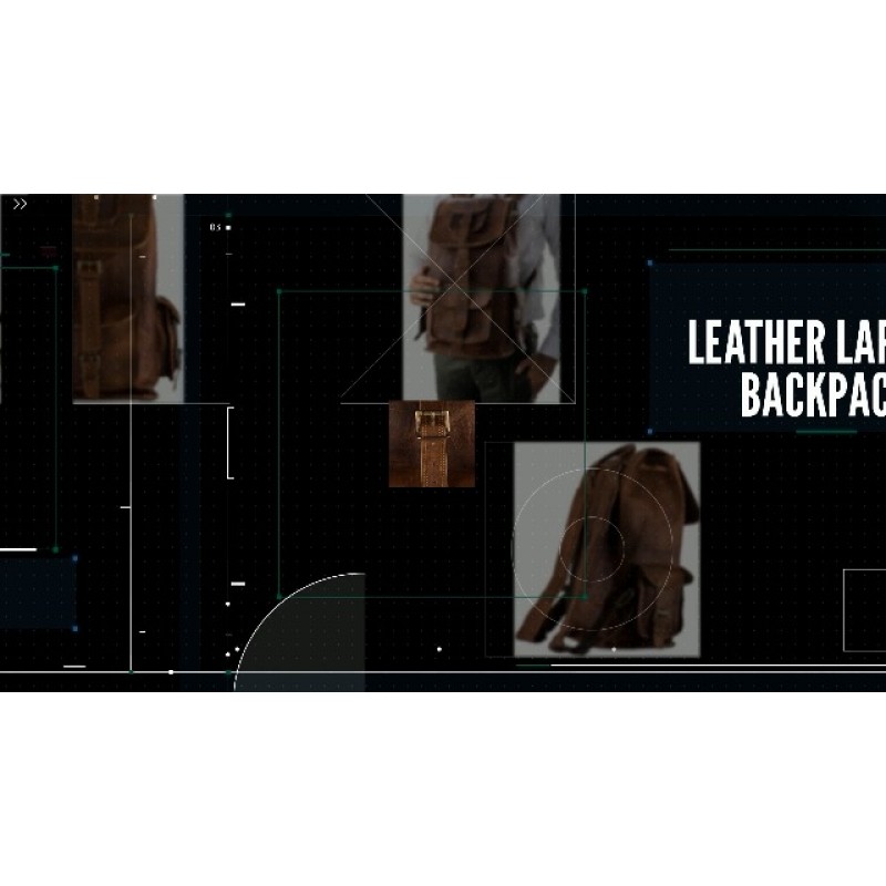 PARRYS LEATHER WORLD 핸드메이드 브라운 풀 그레인 디스트레스드 정품 가죽 백팩 | 배낭 | 남성용 및 여성용 빈티지 노트북 캐주얼 피투 여행용 하이킹 가방(18