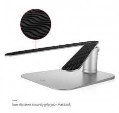 MacBook용 Twelve South HiRise | MacBook 및 노트북용 높이 조절 스탠드, 실버