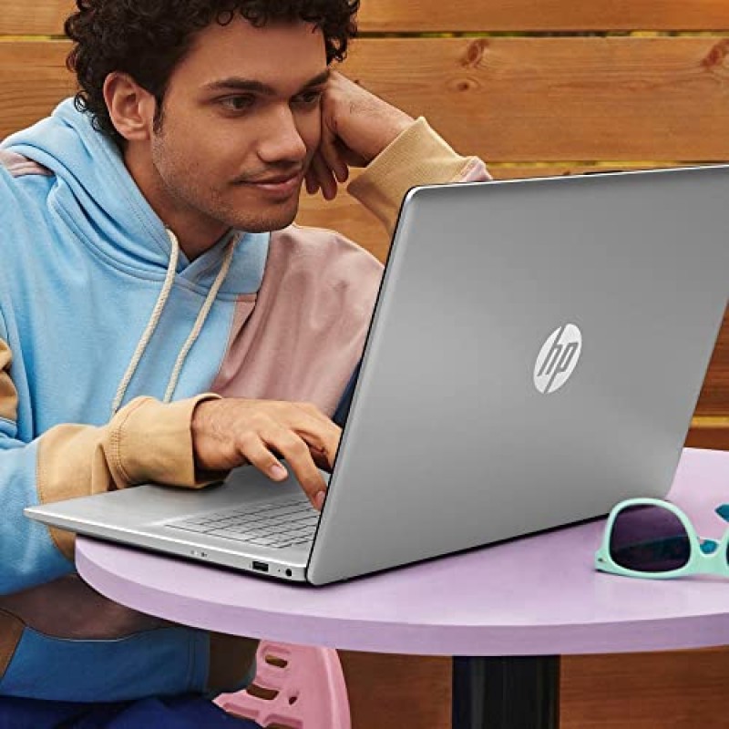 HP 17.3인치 플래그십 HD+ 비즈니스 노트북, 16GB DDR4 RAM, 1TB PCIe SSD, Intel 쿼드 코어 i3-1125G4(Beat i5-1035G4), 블루투스, HDMI, 웹캠, Windows 11, 실버, GM 액세서리 포함