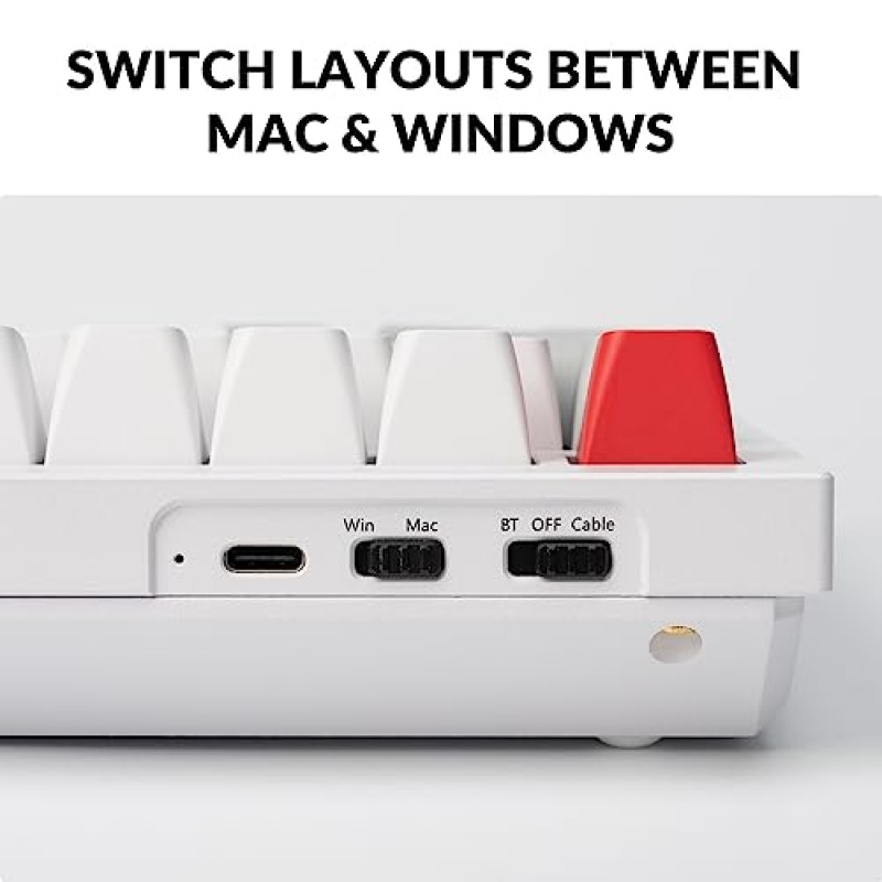Keychron Q1 Pro 무선 맞춤형 기계식 키보드, QMK/VIA 프로그래밍 가능 전체 알루미늄 75% 레이아웃 Bluetooth/유선 RGB(핫 스왑 가능 Keychron K Pro 브라운 스위치 포함) Mac Windows Linux와 호환 가능