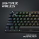 로지텍 G PRO X TKL Lightspeed 무선 게이밍 키보드, 울트라포터블 텐키리스 디자인, LIGHTSYNC RGB, PBT 키캡, 선형 스위치(GX Red) - 블랙