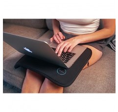 노트북용 Halsa EMF 보호, 방사선 방지 패러데이 컴퓨터 케이스, 99% EMF 감소. 무릎을 보호하고 5G, 4G, WiFi, Bluetooth를 보호합니다. 대부분의 노트북에 적합하며 서류 가방, 백팩, 지갑에 휴대 가능