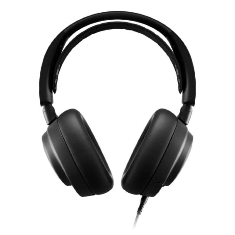 SteelSeries Arctis Nova Pro멀티 시스템 게이밍 헤드셋 - 프리미엄 Hi-Fi 드라이버 - 고해상도 오디오 - 360° 공간 오디오 - GameDAC Gen 2 - ESS Sabre Quad-DAC - 스텔스 접이식 마이크 - PC, PS5, PS4, 스위치