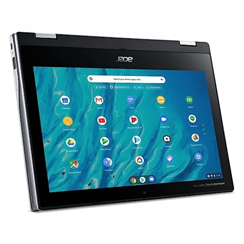 Acer 최신 Spin 311 11.6인치 HD IPS 터치스크린 크롬북 노트북, Octa-Core MediaTek MT8183C, 4GB RAM, 64GB eMMC 스토리지, 하루 종일 지속되는 배터리 수명, WiFi, USB-A&C, Chrome OS, CUE 액세서리 포함