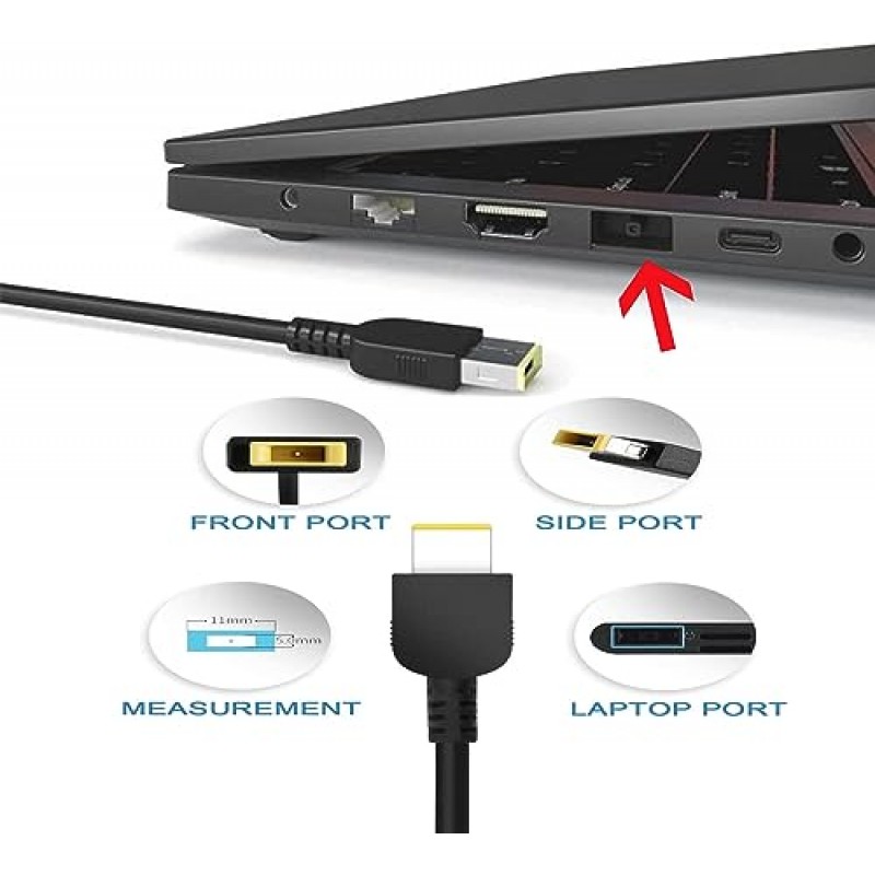 Lenovo ThinkPad - R9000P R9000K Y9000K Y9000X Legion 7 16LAX7 노트북 AC 어댑터 ADL300SDC3A 게임용 노트북 어댑터에 적합한 새로운 300W 20V 15A AC 노트북 충전기