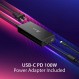 j5create USB Type C 도킹 스테이션(100W PD 충전기 포함) - 3개 디스플레이 지원 | HDMI, DisplayPort, VGA, 100W PD 충전, 1Gbps 이더넷 | MacBook Pro/Air, XPS 등용(JCD543P)