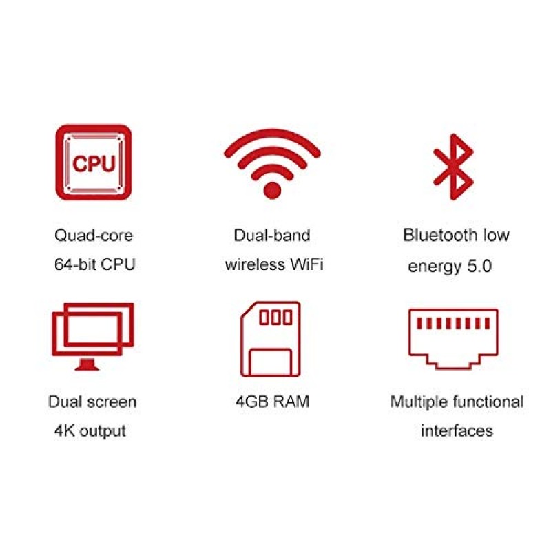 seeed studio Raspberry Pi 400 키보드 형태의 개인용 컴퓨터 Cortex A72 CPU 듀얼 4K HD - (키보드만 해당)