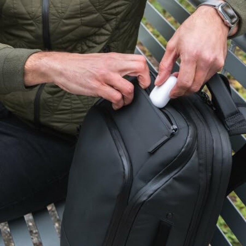 NOMATIC 여행 팩 - 14L 방수 도난 방지 가방 - 비행 승인 휴대용 노트북 가방 - 컴퓨터 배낭 - 기술 배낭 - 블랙