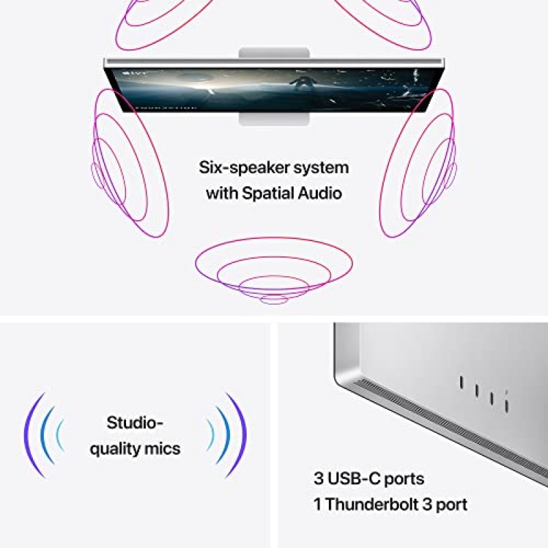 Apple Studio 디스플레이 - 표준 유리 - 기울기 조절 스탠드