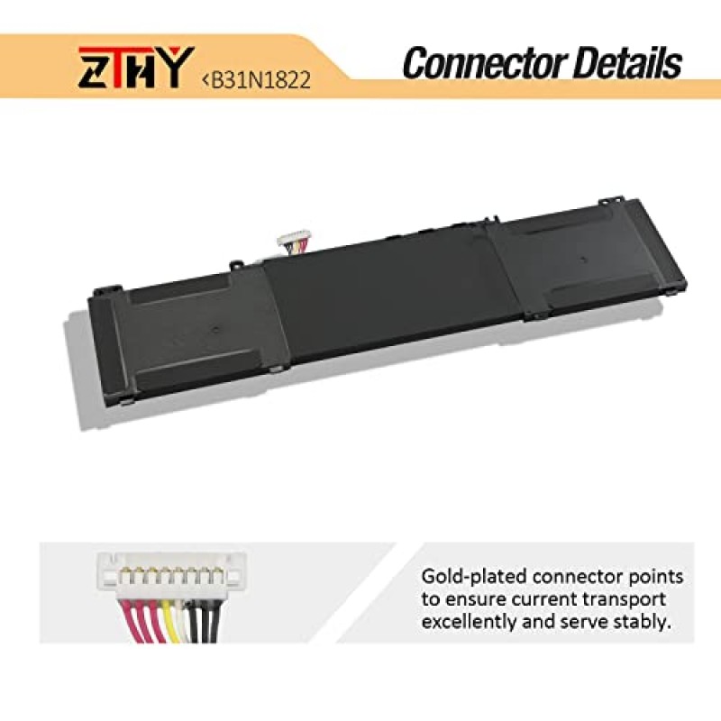 ZTHY 42Wh B31N1822 Asus ZenBook Flip 14 Q406 Q406D Q406DA UM462 UX462 UX462D UX462DA UM462DA UM462DA-AI012T UM462DA-AI023T UM462DA-AI017T UM462DA-AI037T AI028T 11.52V