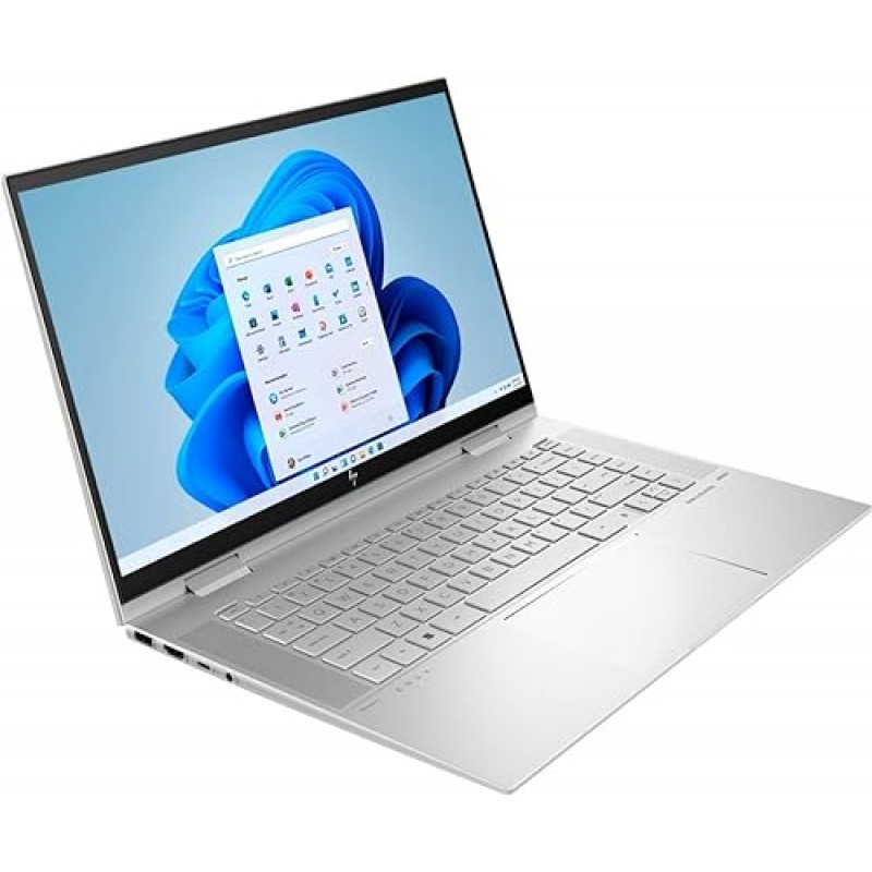 HP Envy X360 2-in-1 노트북 | 15.6인치 FHD 터치 400nit | 12세대 Intel 12코어 i7-1260P | 64GB RAM 2TB SSD | 백라이트 지문 인식 Thunderbolt4 B&O 긴 배터리 수명 Win11Pro 실버 + 32GB MicroSD 카드