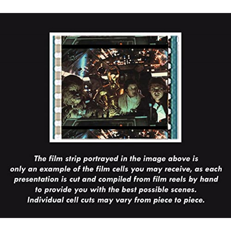 FilmCells – 스타워즈: 에피소드 V - 제국의 역습 - 공식 라이선스 수집품 - 7인치 x 5인치 MiniCell 데스크탑 프레젠테이션 – 이젤 스탠드와 정품 인증서가 포함된 35mm 영화 클립 포함