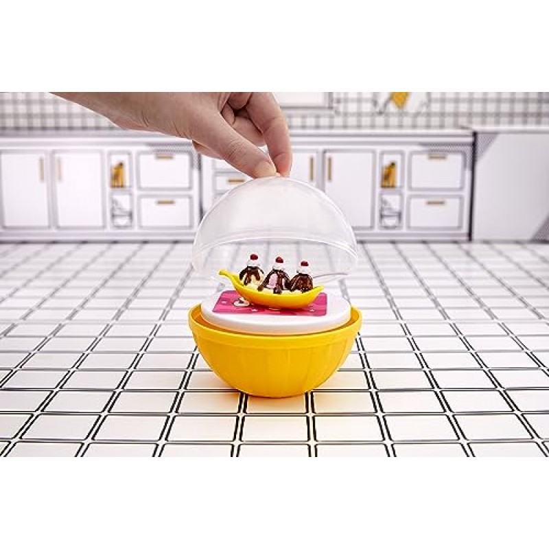 MGA의 미니버스 MGA Entertainment Make It Mini Food Diner 시리즈 2 미니 수집품, 블라인드 포장, DIY, 레진 플레이, 복제 음식, 식용 불가, 수집가, 8세 이상