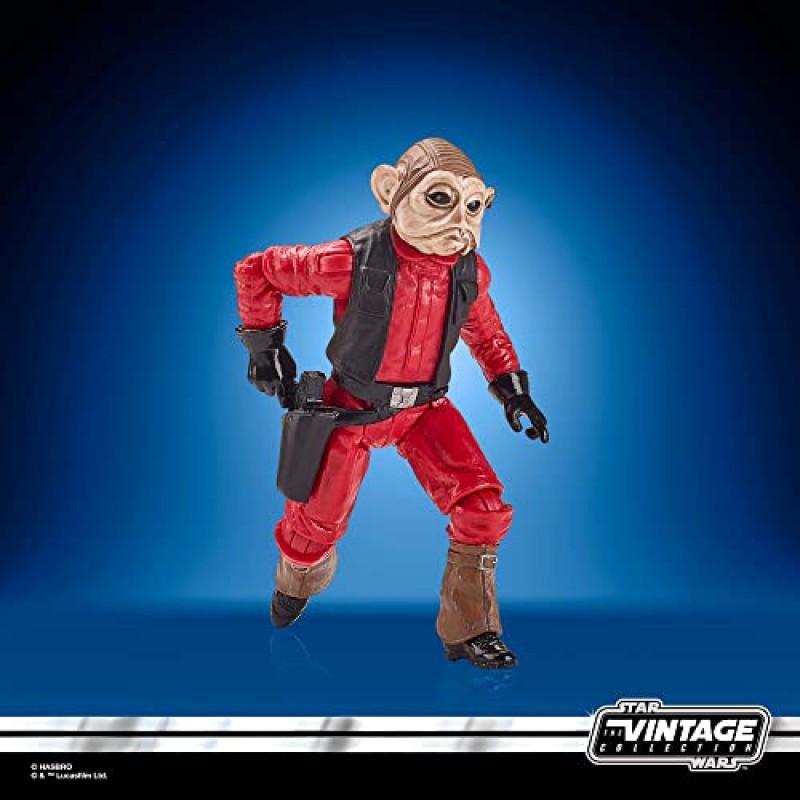 스타워즈 빈티지 컬렉션 Nien Nunb, 제다이의 귀환 3.75인치 수집용 액션 피규어, 4세 이상