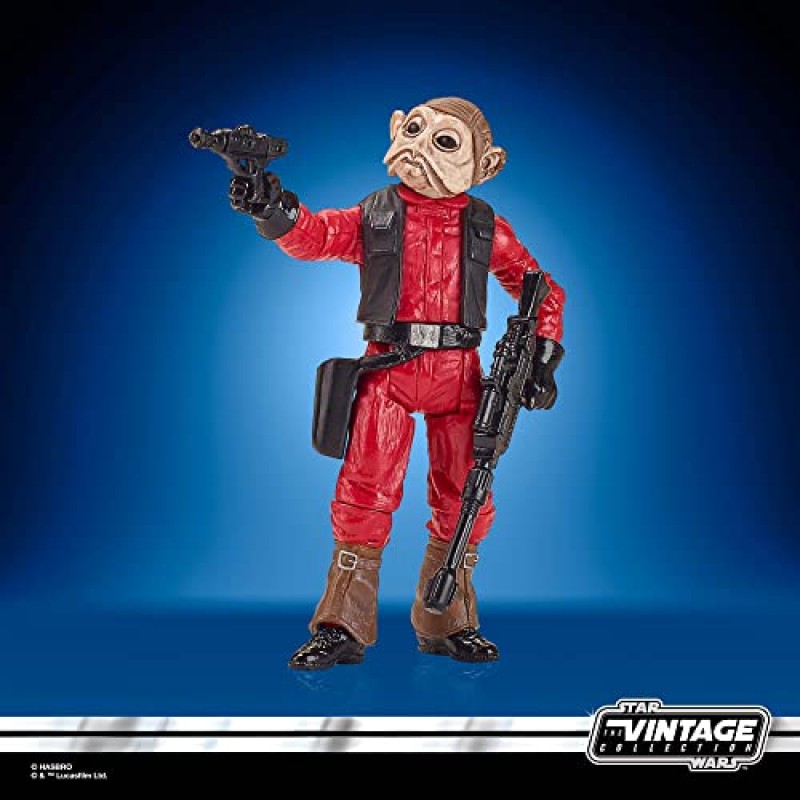 스타워즈 빈티지 컬렉션 Nien Nunb, 제다이의 귀환 3.75인치 수집용 액션 피규어, 4세 이상