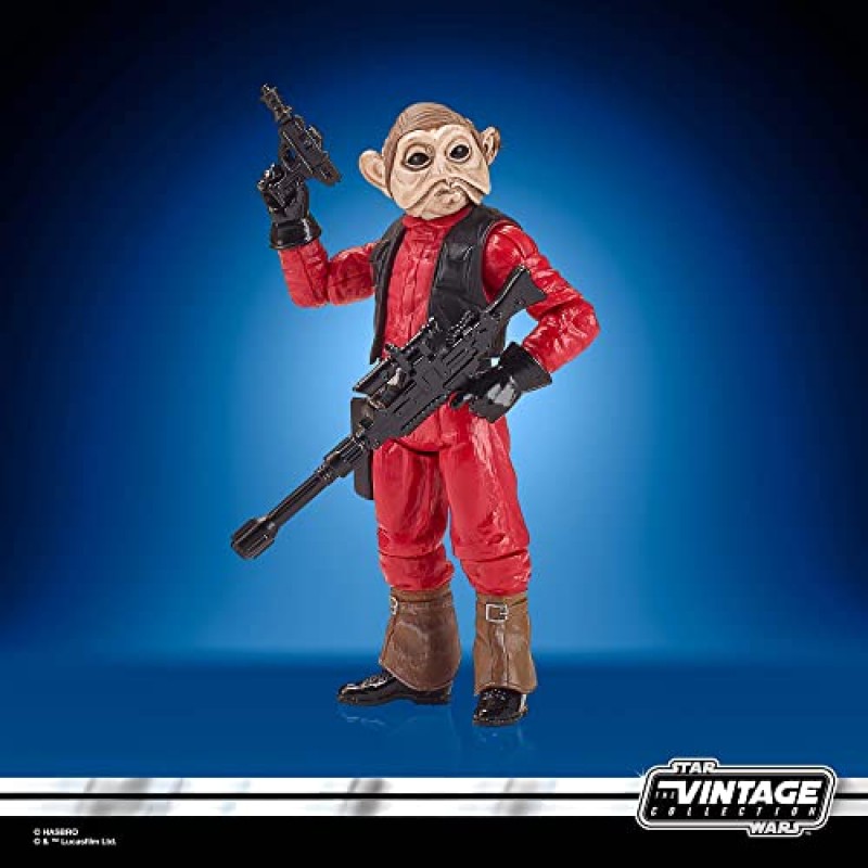 스타워즈 빈티지 컬렉션 Nien Nunb, 제다이의 귀환 3.75인치 수집용 액션 피규어, 4세 이상