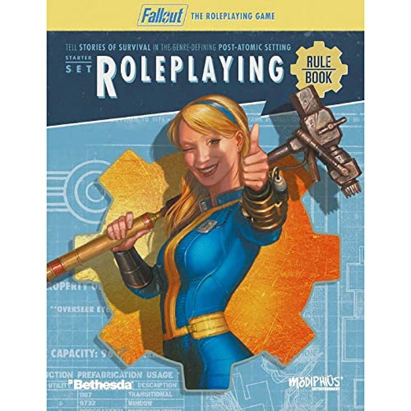 Modiphius Entertainment Fallout: 롤플레잉 게임 스타터 세트 - 테이블탑 RPG 게임