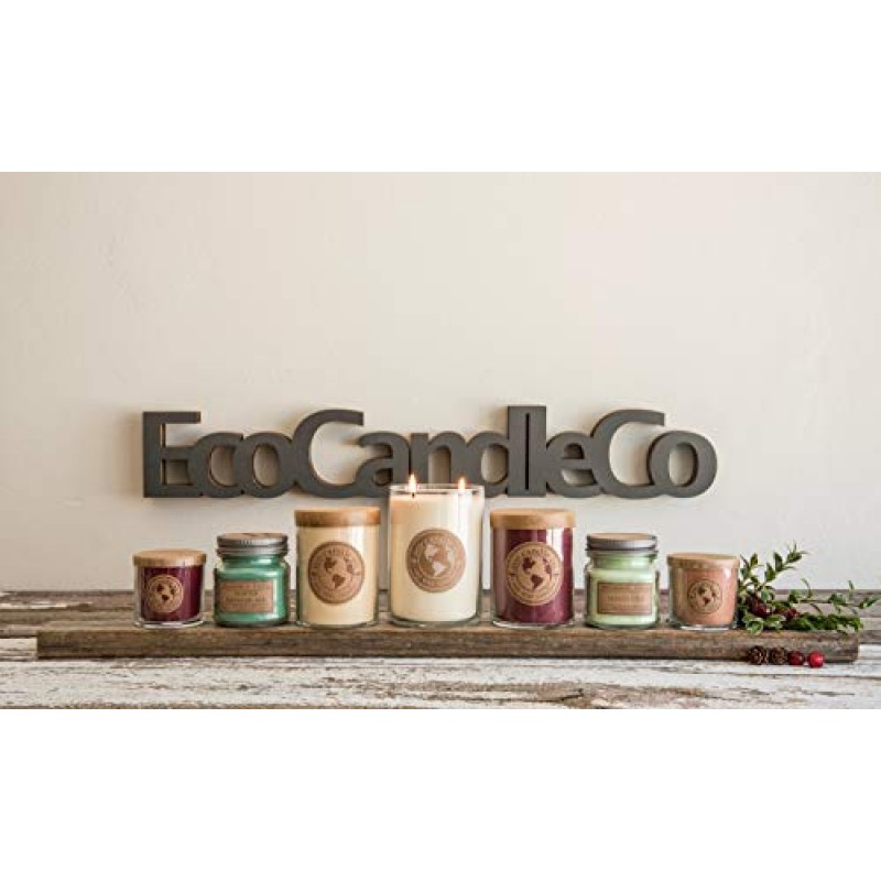 Eco Candle Co. 티 라이트 양초, 스털링 로즈, 10팩 - 그린 노트 향, 신선한 컷 장미, 꽃, 머스크 - 재활용 가능, 100% 소이 왁스, 납 없음, 손으로 제작, 6 oz. 각각, 중서부 대두