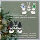 나무 크리스마스 끈이 달린 독특한 머니 홀더, 수제 머니 홀더 미니 케이크 크리스마스 트리, 크리스마스 장식품 펜던트 크리스마스 장식 크리스마스 장식, 축복은 뒷면에 쓸 수 있습니다(B)