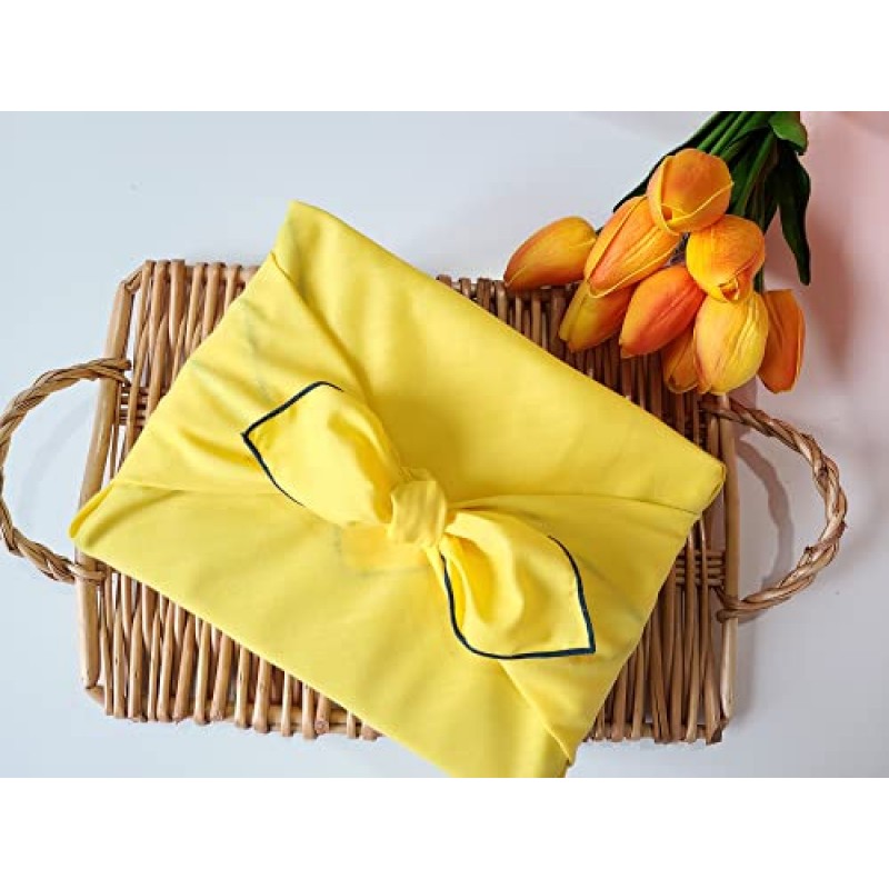 수제 과일 디자인 양초 세트, 레몬/바나나/한국 오렌지 양초 한국 전통 포장지, 천연 소이왁스 양초 선물 패키지