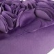 JWH 3D 꽃 던지기 베개 커버 미적 장식 하트 모양의 악센트 베개 케이스 여자를위한 수제 베개 커버 침대 소파 침실 거실 삽입 14 x 16 인치 보라색