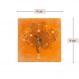소스피리 베네치아 탁상시계 무라노 유리 무음 메커니즘, 머린과 금박 선물로 장식됨 이탈리아산 수제, 3,93" x3,93