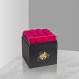 Perfectione Roses 상자에 담긴 수제 보존 장미, 최대 3년 동안 지속되는 영원히 진짜 장미, 보존 꽃 생일 어머니날 그녀를 위한 발렌타인 데이 선물(래디언트 핑크)