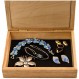 MarqArt 우드 아트 모나크 박스 - 수제 미국 - 비교할 수 없는 품질 - 독특하고, 둘은 동일하지 않습니다 - 나무 예술의 원본 작품입니다. 나비 선물, 반지, 장신구 또는 나무 보석 상자(#2124 나비 6x8x2)