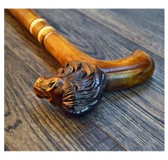 지팡이 워킹 스틱 나무 갈대 나무 손으로 조각 한 조각 수제 지팡이 스틱 액세서리