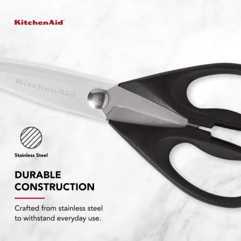 KitchenAid 보호 덮개가 있는 다용도 가위, 단일 사이즈, 검정색