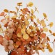 Houele 6Pcs 가을 인공 유칼립투스 줄기 24 "가짜 유칼립투스 잎 가지 추수 감사절 농가를위한 가을 축제 장식 홈 주방 테이블 꽃병 꽃꽂이