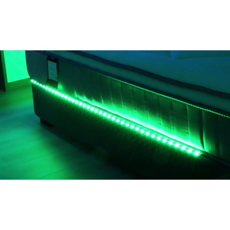 Sylvwin LED 스트립 조명 16.4FT, 색상 변경이 가능한 RGB 스트립 조명, 가정용 주방, 침실 장식, 파티, TV 백라이트용 원격 제어 기능이 있는 SMD 5050 디밍이 가능한 조명