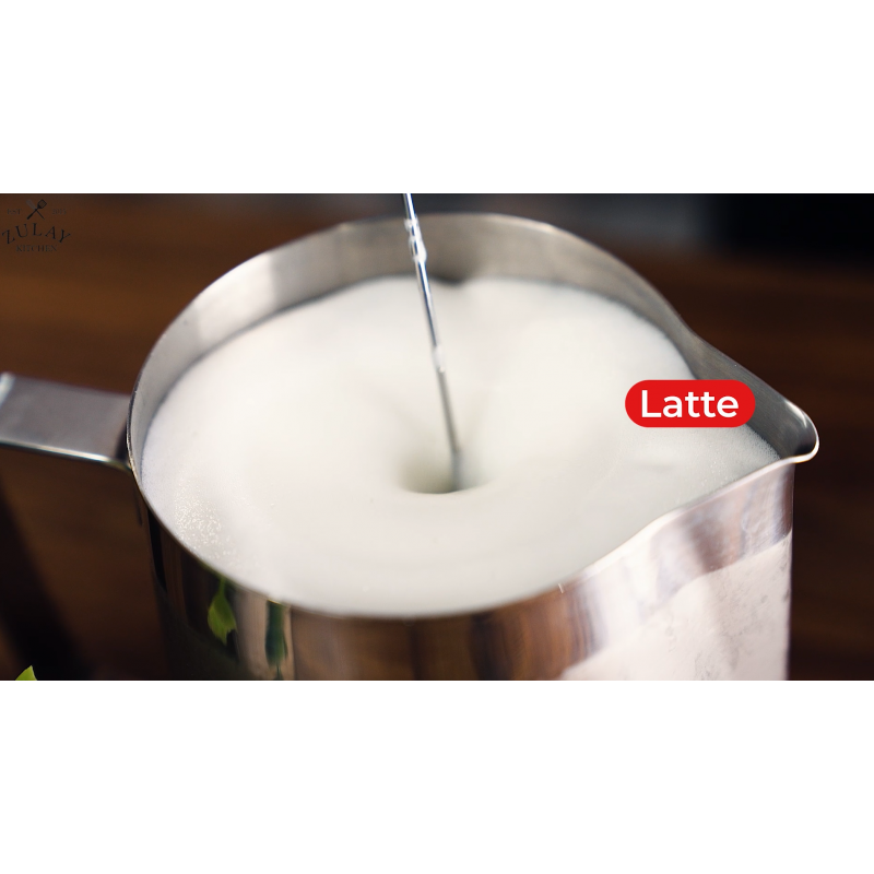 Zulay 더블 털 우유 거품기 핸드헬드 - 개선된 모터를 갖춘 커피용 고성능 - 카푸치노, 프라페, 말차 등을 위한 전기 음료 믹서(솜사탕)