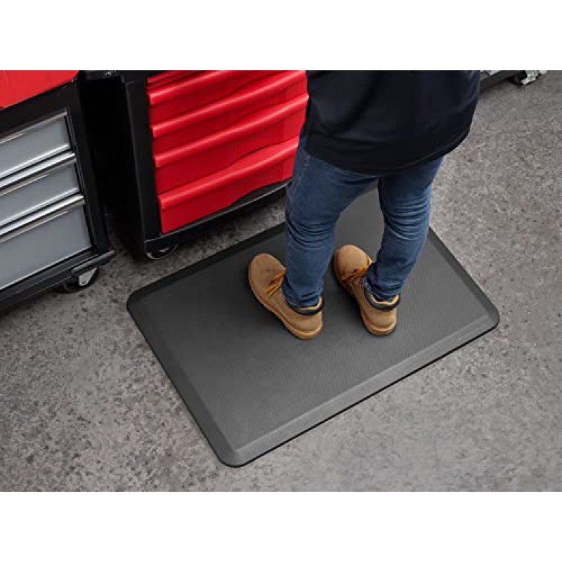 WeatherTech ComfortMat, 황갈색 스톤 -쿠션이 있는 피로 방지 바닥 매트 – 24인치 x 36인치 – 주방, 사무실, 스탠딩 데스크 및 세탁실에 필수적인 홈 컴포트 – 방수, 미끄럼 방지, 청소 용이