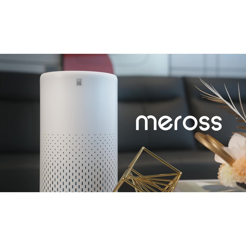 메로스 가정용 스마트 WiFi 공기청정기는 Apple HomeKit, Alexa, Google Home 및 SmartThings 지원, H13 True HEPA 필터 24dB 알레르기, 애완동물, 연기, 먼지, 꽃가루, 2.4G 전용 조용한 공기청정기