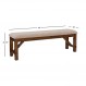 Powell Company Kraven 다이닝 벤치, 헤이즐넛 60"L x 16"W x 20.25"H
