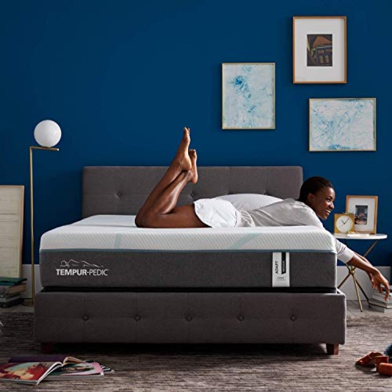 Tempur-Pedic TEMPUR-Adapt 11인치 스프링 및 메모리 폼 지지 매트리스(냉각 커버 포함), 하이브리드 메모리 폼 매트리스(스프링 코일 포함), 전체