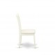 East West Furniture CLC-LWH-C Clarksville 주방 다이닝 체어 - 리넨 패브릭 덮개를 씌운 목재 의자, 2개 세트, 리넨 화이트