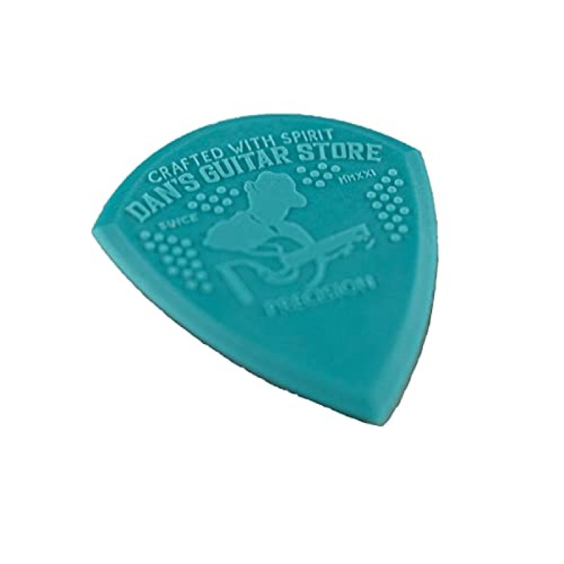 The Precision Pick - 10팩 - Dans Guitar Store의 프리미엄 하이그립 초정밀 고가시성 플렉트럼