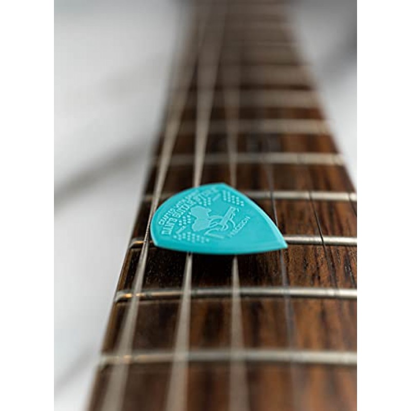 The Precision Pick - 10팩 - Dans Guitar Store의 프리미엄 하이그립 초정밀 고가시성 플렉트럼