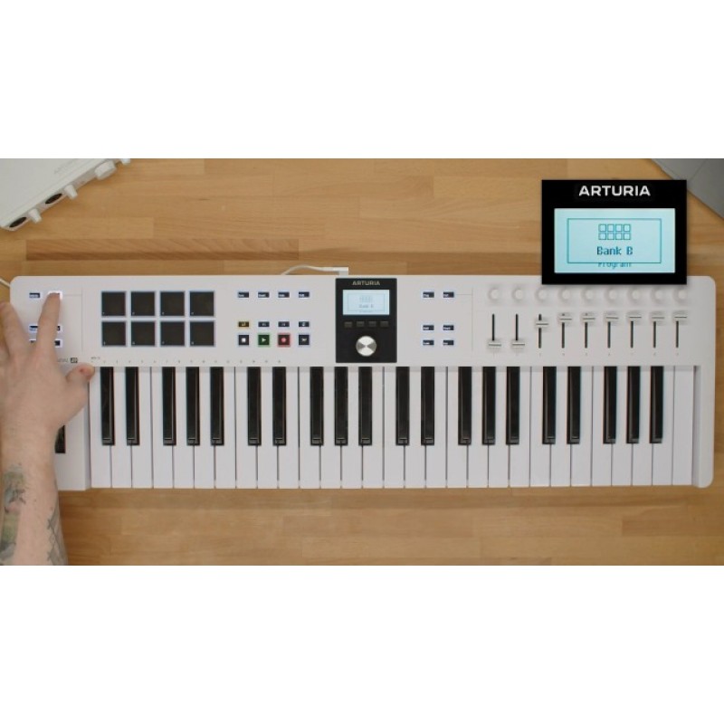 Arturia KeyLab Essential mk3 - Analog Lab V 소프트웨어가 포함된 49키 USB MIDI 키보드 컨트롤러