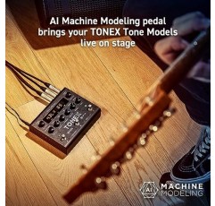 IK 멀티미디어 TONEX 페달 AI 기계 학습 다중 효과 페달: 일렉트릭 기타 앰프, 기타 페달, 디스토션 페달, 오버드라이브 페달 또는 기타 기타 효과의 톤 모델링