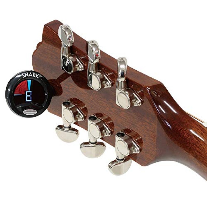 기타, 베이스, 바이올린용 Snark SN5X 클립온 튜너(현재 모델) 1.8 x 1.8 x 3.5