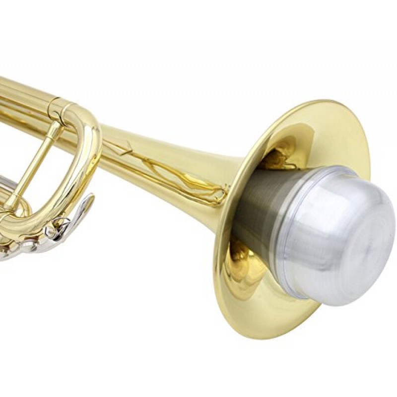 Honbay 경량 알루미늄 연습용 트럼펫 음소거 소음기(재즈용)