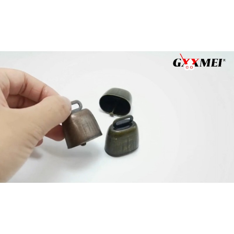 GXXMEI 18PCS 암소 말 양 방목 구리 종 가축 농장 동물 구리 시끄러운 청동 종 (빨간색 청동 및 녹색 청동)